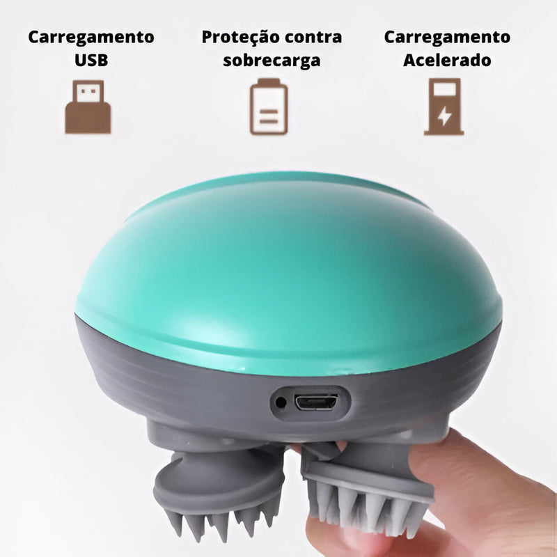 Massageador Elétrico com 4 garras de silicone - (ÚLTIMAS UNIDADES)
