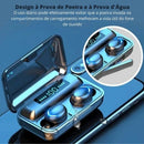 Fone de Ouvido Bluetooth TWS F9 a prova D'Água - (FRETE GRÁTIS)