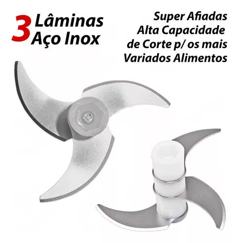 Mini Triturador de Alimentos Elétrico USB Portátil - (FRETE GRÁTIS)