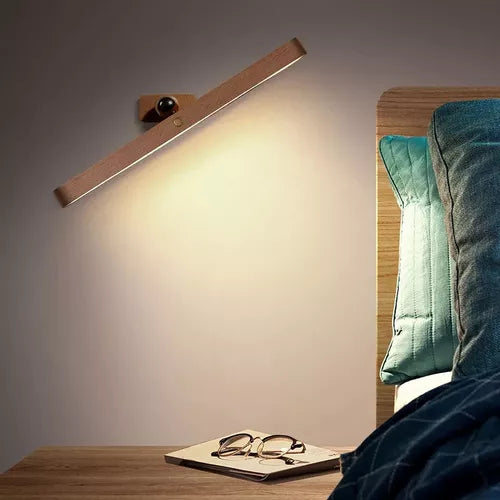 Luminária Led de Madeira Recarregável - (ÚLTIMAS UNIDADES)