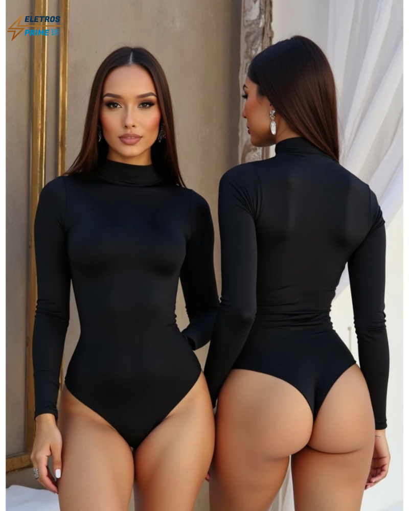 Body de Gola Alta Elegance – Promoção Exclusiva [Compre 2 & Leve 3]