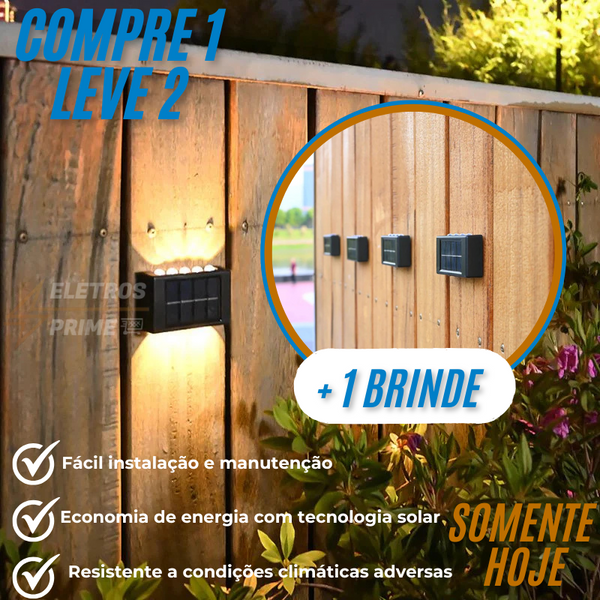 Luminária de Parede com 10 LEDS ( COMPRE 1 LEVE 2 )