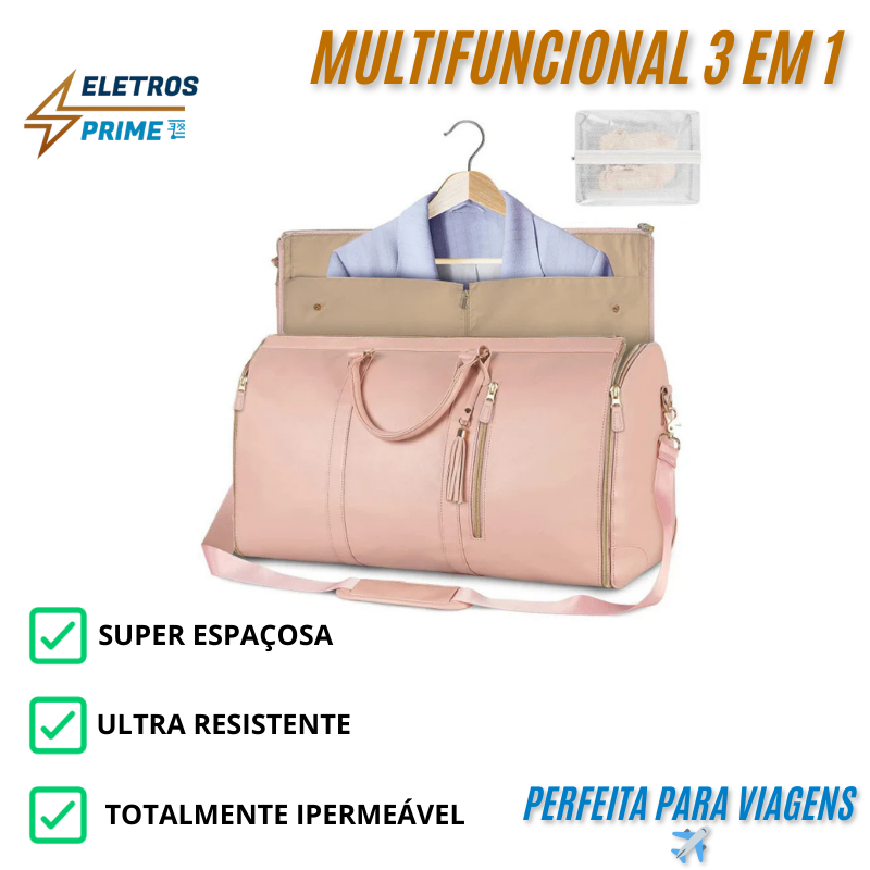 Bolsa Dobrável Multifuncional Para Viagem 3 em 1 ( ÚLTIMAS UNIDADES )