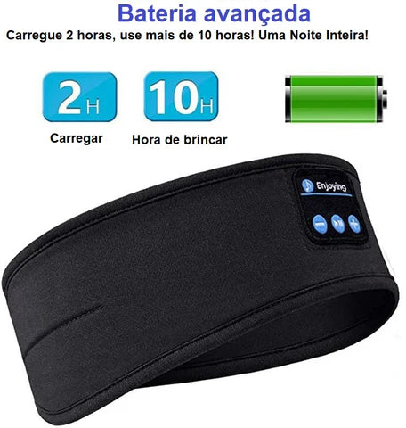 Fone de Ouvido Confortável para Dormir Bluetooth - (ÚLTIMAS UNIDADES)