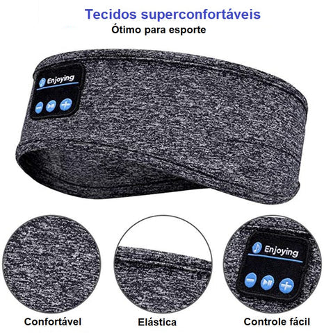 Fone de Ouvido Confortável para Dormir Bluetooth - (ÚLTIMAS UNIDADES)