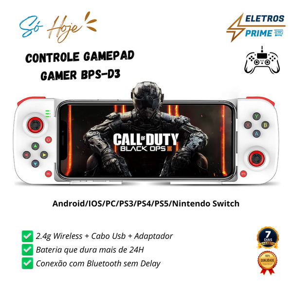 Controle Gamepad para Celular BPS D3 - (FRETE GRÁTIS)