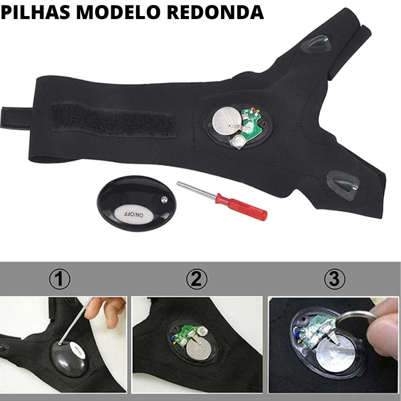 Luva Led Multifuncional - Eletros Prime