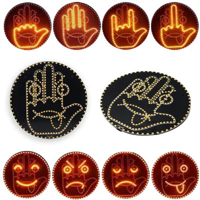 Placa de Led Decorativa para Carro + CONTROLE DE BRINDE - (Últimas Unidades)