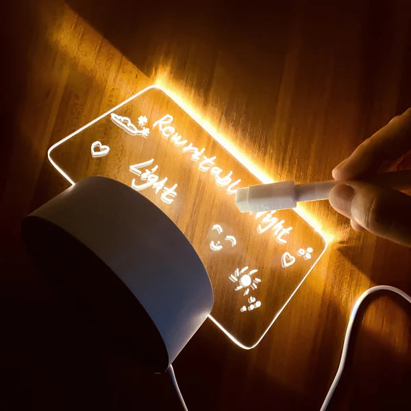 Placa de Anotações de LED + Caneta de Brinde - (ÚLTIMAS UNIDADES)
