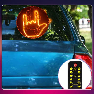 Placa de Led Decorativa para Carro + CONTROLE DE BRINDE - (Últimas Unidades)