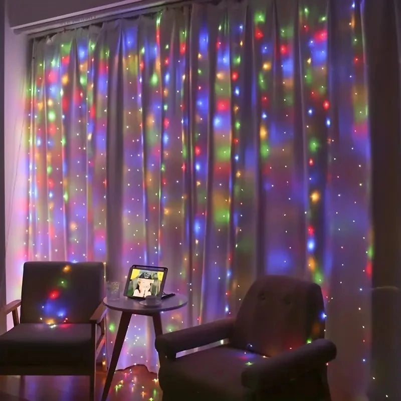 Cortina de Led + Controle de Brinde