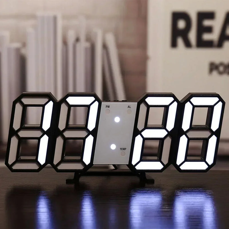 Relógio 3D Digital Para Decoração - (ÚLTIMAS UNIDADES)