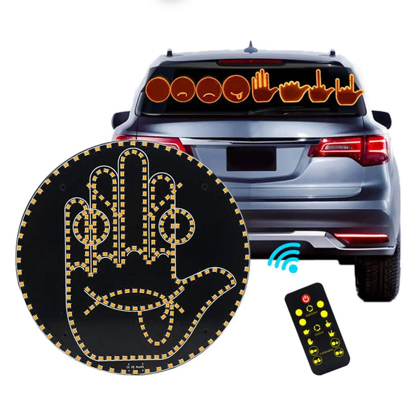 Placa de Led Decorativa para Carro + CONTROLE DE BRINDE - (Últimas Unidades)