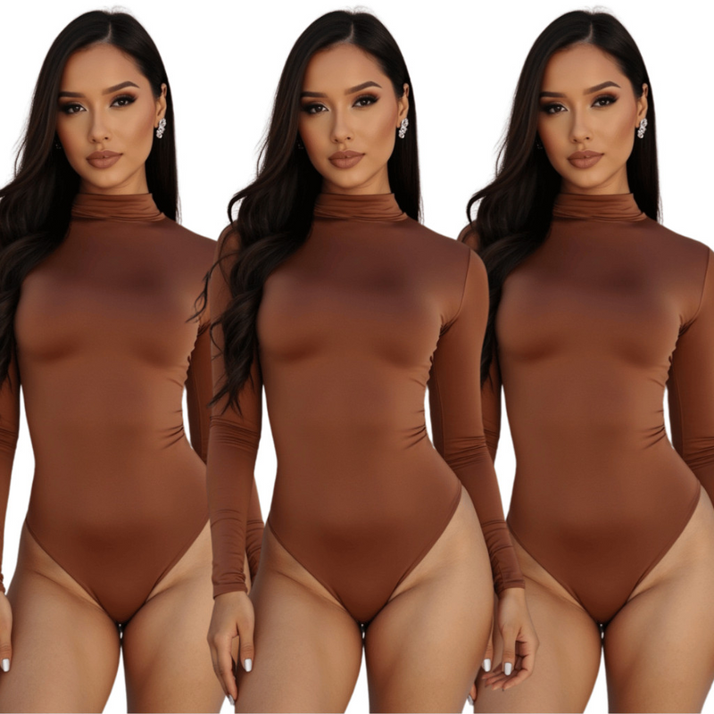 Body de Gola Alta Elegance – Promoção Exclusiva [Compre 2 & Leve 3]