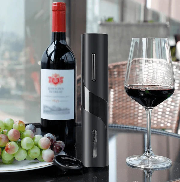 Abridor de Vinhos Elétrico Delux + 3 Brindes Exclusivos - (ÚLTIMAS UNIDADES)